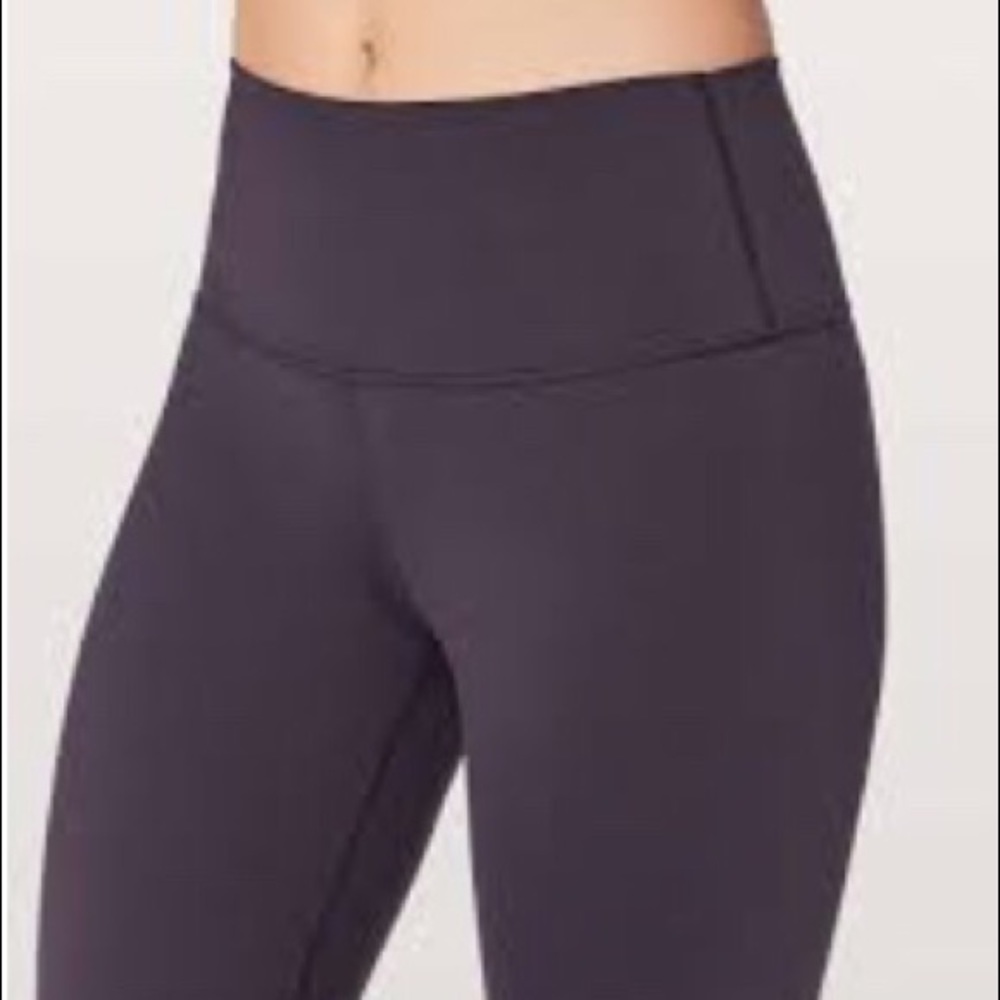 Lululemon Wunder Under Crop 4 Boysenberry